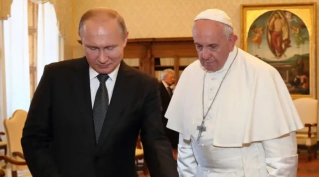 Vladimir Putin, Paus Fransiskus
