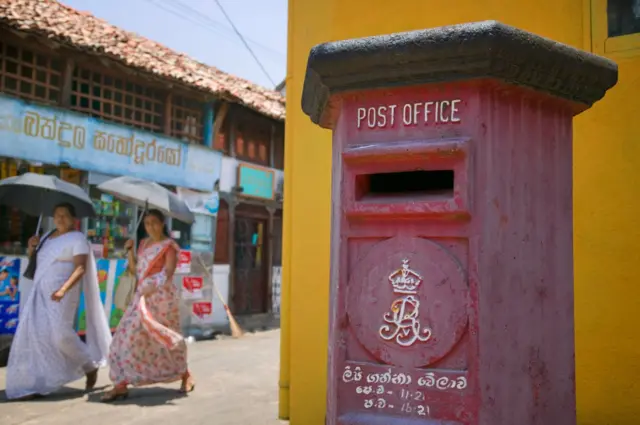 Post Office Mailbox at Galle Fort