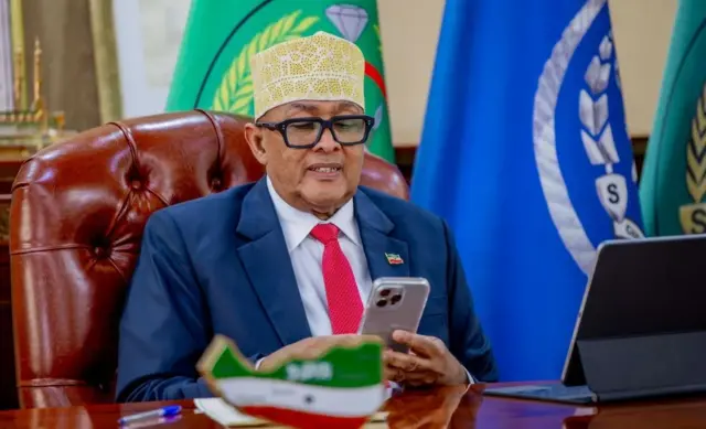 Perezida Abdullahi wa Somaliland arimo kuvugana na Benjamin Netanyahu muri icyo gikorwa cyo kuri uyu wa gatanu