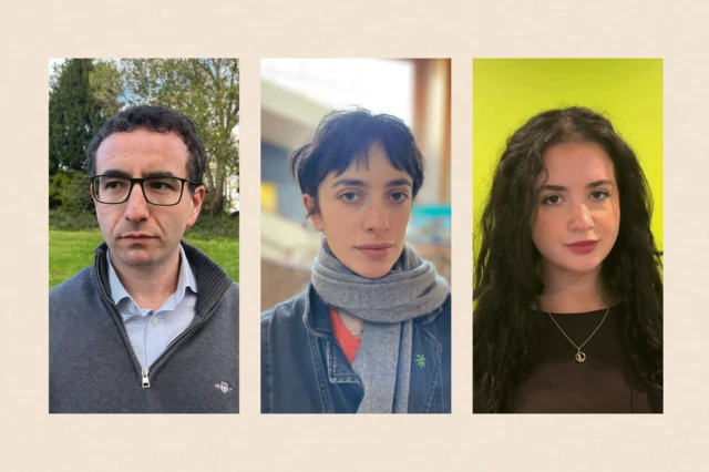 Picha tatu za : Ben Dory, Tash Hyman na Lavona Zarum 