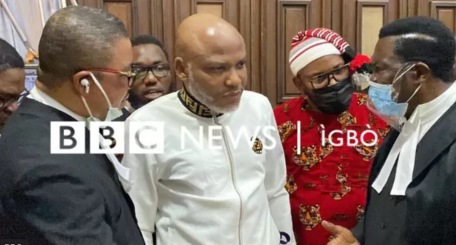 Nnamdi Kanu na ndị ọkaiwu ya