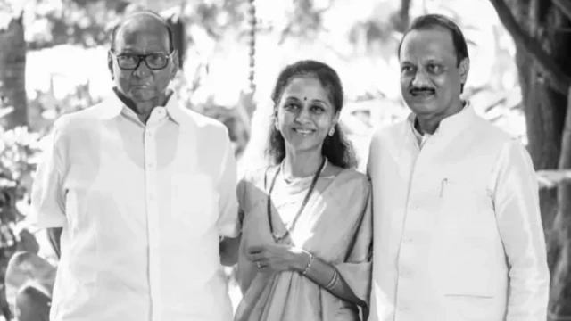 ਸ਼ਰਦ ਪਵਾਰ, ਸੁਪ੍ਰੀਆ ਸੂਲੇ ਅਤੇ ਅਜੀਤ ਪਵਾਰ (ਫਾਈਲ ਫੋਟੋ)