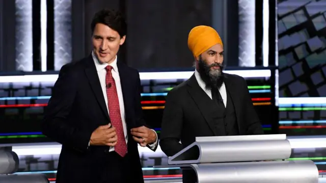 ਜਸਟਿਨ ਟਰੂਡੋ ਅਤੇ ਜਗਮੀਤ ਸਿੰਘ