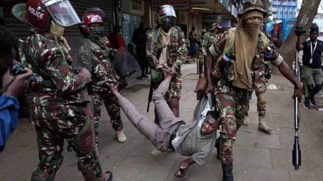 በኬንያ በፖሊስ የተፈጸሙ ጥቃቶች