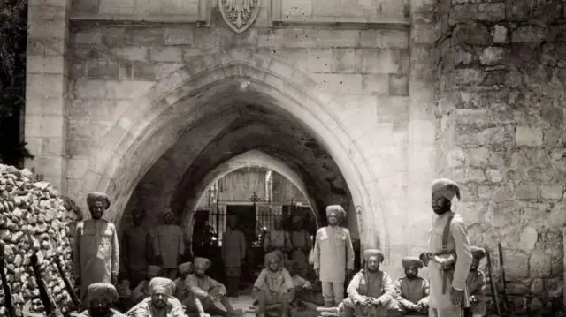 જેરુસલેમમાં ભારતીય સૈનિકો 