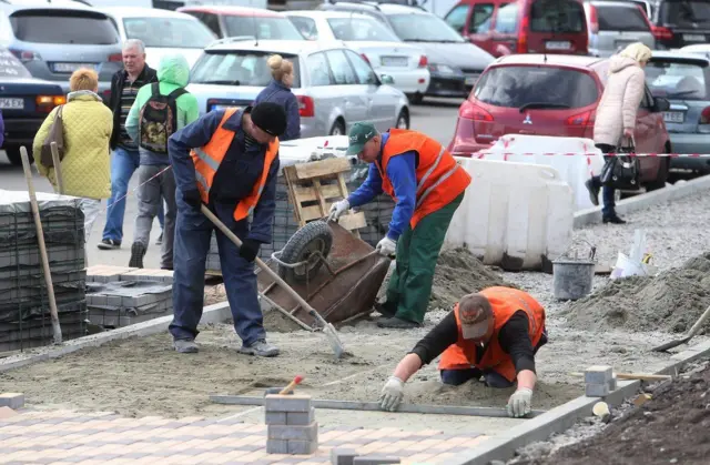 укладання бруківки