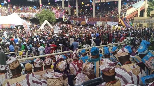 Ọpọ ero nibi ayẹyẹ ajọdun Udiroko nilu Ado Ekiti