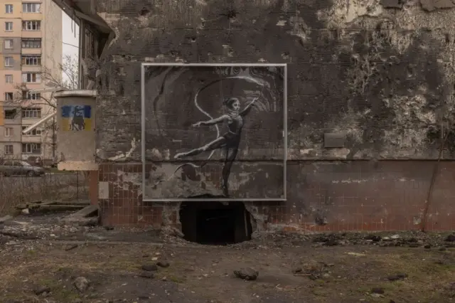 Графіті, створене британським художником Бенксі