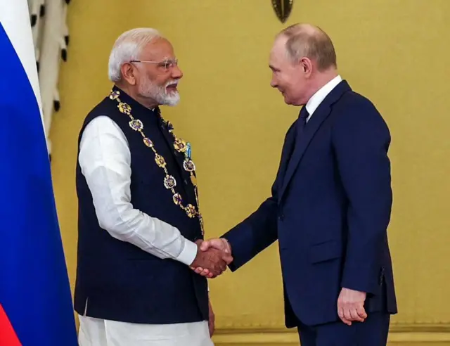 पीएम मोदी और राष्ट्रपति पुतिन