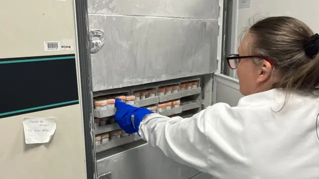 Un laboratorio del Centro de Tratamiento del Microbioma de Birmingham.