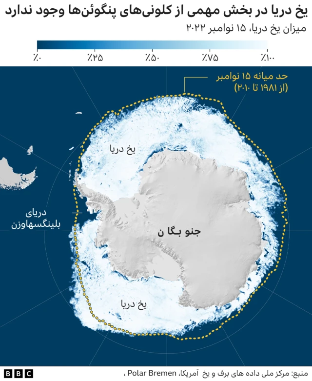 یخ دریا در جنوبگان
