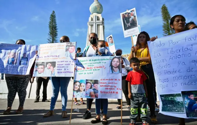 Una protesta en El Salvador