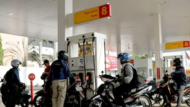 Foto SPBU non-Pertamina di Jakarta