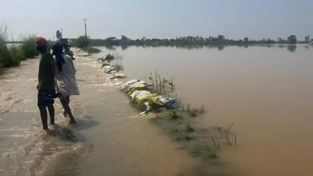 ਮੰਡ ਇਲਾਕੇ ਵਿੱਚ ਹੜ੍ਹਾਂ ਦੇ ਹਾਲਾਤ