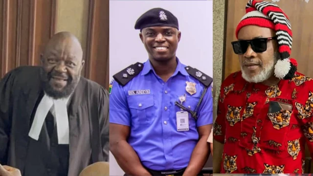 Ọkaiwu Aloy Ejimakor, Emmanuel Kalu na ọnụ na-ekwuru ndị uweojii Naịjirịa bụ Benjamin Hundeyin.