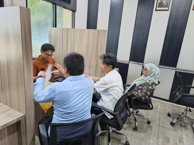 Proses pemeriksaan Darwin di Polda