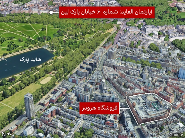 نقشه هوایی لندن