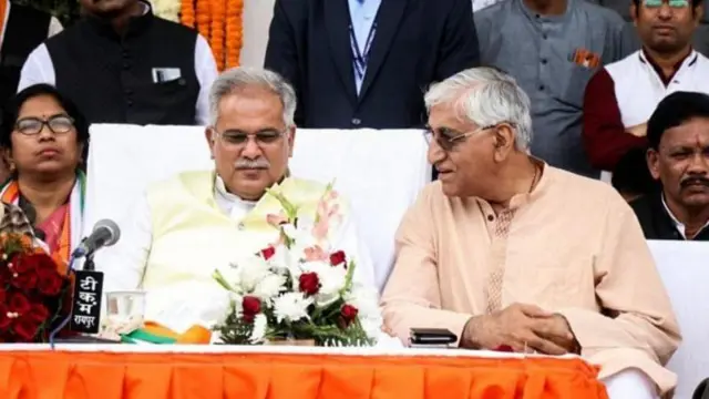 भूपेश बघेल के साथ टीएस सिंहदेव 