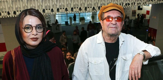 داریوش مهرجویی و همسرش وحیده محمدی‌فرد