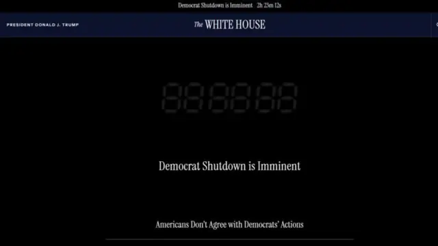 ਵ੍ਹਾਈਟ ਹਾਊਸ ਦੀ ਵੈੱਬਸਾਈਟ