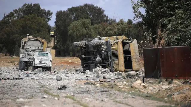İsrail'in Hama'da vurduğu alanlar (3 Nisan 2025)
