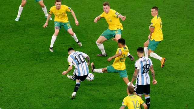 मेस्सीले यो विश्वकपमा पाँच गोल प्रहार गरेका छन्