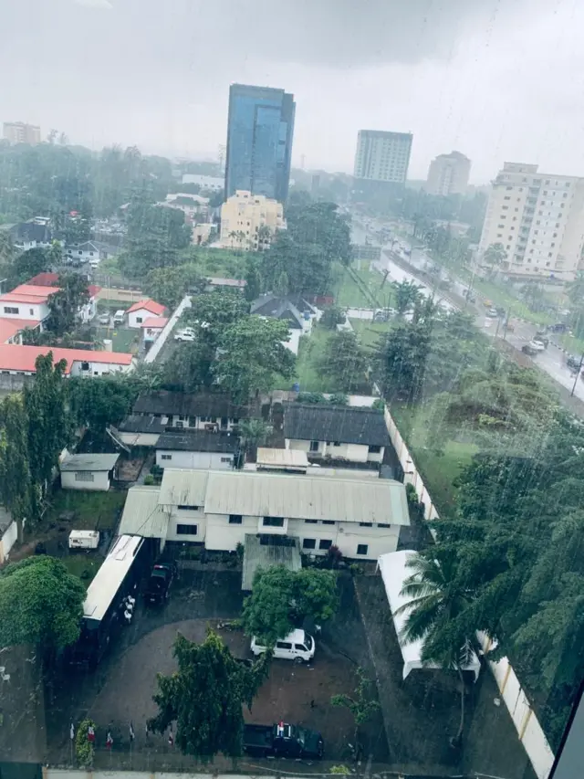 Foto of a section of highbrow Ikoyi for Lagos, Nigeria