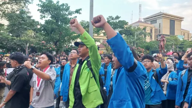 Demonstrasi di Semarang.