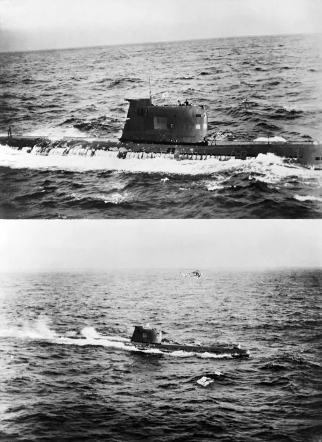 Les sous-marins B-59 faisaient partie de la brigade de bateaux soviétiques qui patrouillaient autour de Cuba pendant la crise des missiles.
