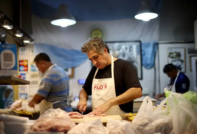 Un carnicero argentino 