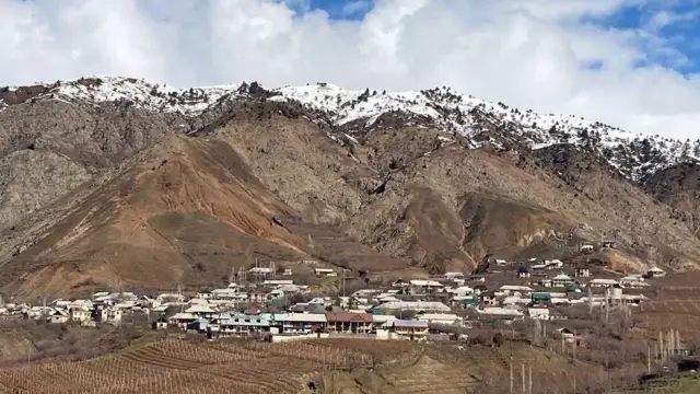 نمایی از روستایی که ذوالفقار در آن زاده شد
