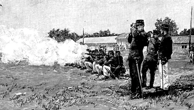 Tokom američkog Građanskog rata, streljački vodovi su bili spektakli za javnost 