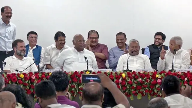 पटना में विपक्षी दलों की बैठक. फ़ाइल फ़ोटो