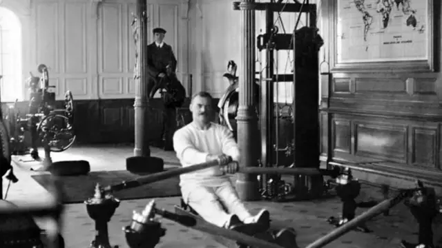 टाइटैनिक जहाज़ के अंदर बनाया गया जिम