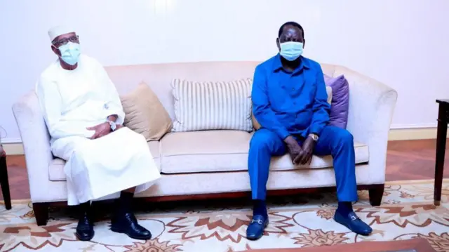 Madaxweyne Somaliland Muuse Biixi ayaa Nayroobi kula kulmay Raila Odinga intii ku guda jiray booqasho uu ku yimid Kenya 2020kii