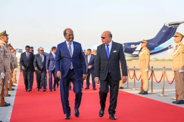 Soo dhoweynta Madaxweyne Xasan ee Baqdaad