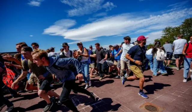 مشاهد بعد إطلاق النار في جامعة يوتا