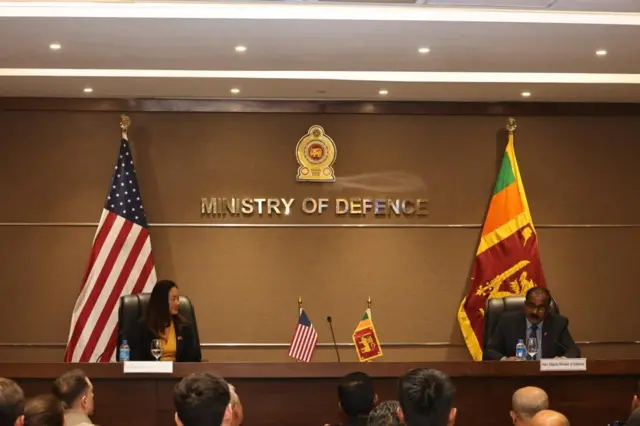 කොළඹ ඇමෙරිකානු තානාපතිවරිය සහ මහජන ආරක්ෂක නියෝජ්‍ය අමාත්‍යවරයා