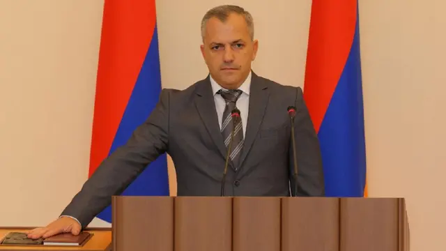 الزعيم الأرمني الانفصالي في ناغورنو كاراباخ، سامفيل شهرامانيان