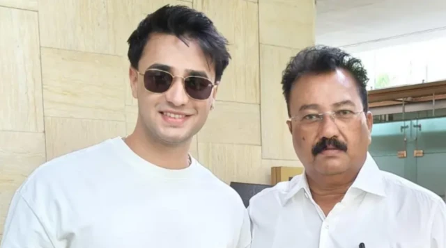 ਆਪਣੇ ਪਿਤਾ ਰਾਜ ਰਾਜ ਕੁਮਾਰ ਸ਼ਰਮਾ ਨਾਲ ਅਭਿਸ਼ੇਕ