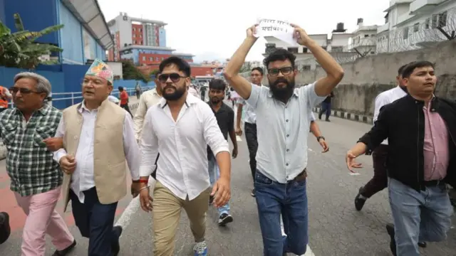 गणेश नेपालीको आत्मदाहको घटनापछि भएको विरोध प्रदर्शन