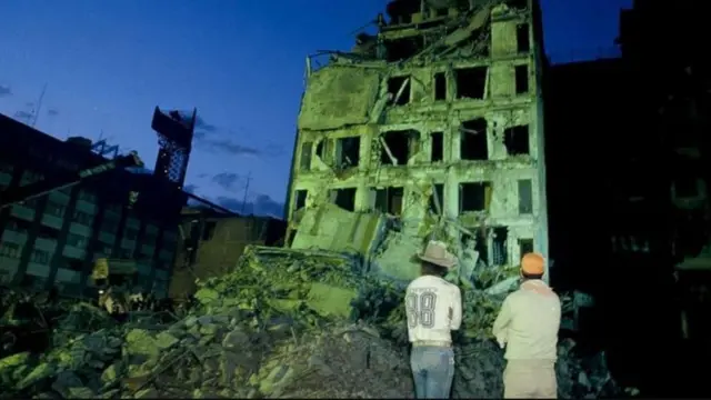 मेक्सिकोतला प्रलंयकारी भूकंप 