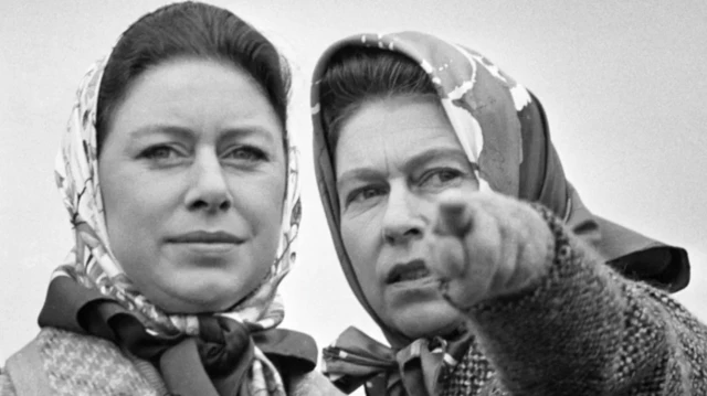 Prenses Margaret ve Kraliçe 2. Elizabeth