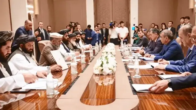 دیدار هیات طالبان و ازبکستان