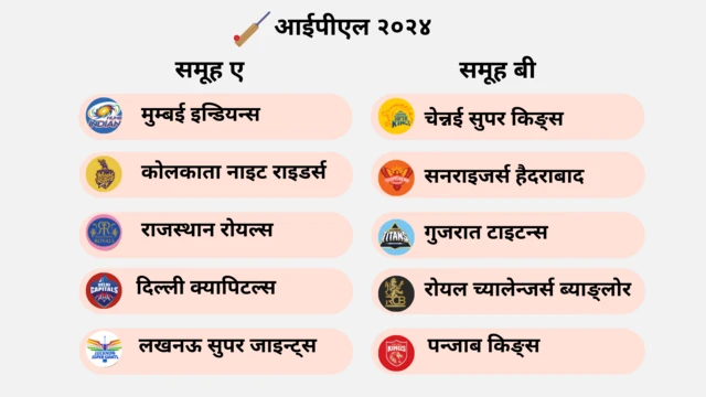 आईपीएलमा सहभागी टोलीहरू 