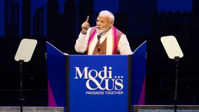 அமெரிக்காவில் இந்திய பிரதமர் நரேந்திர மோதி 