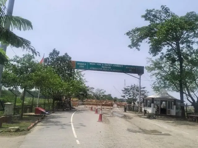 করিমগঞ্জের সুতারকান্দিতে ভারত-বাংলাদেশ সীমান্ত বন্দর 