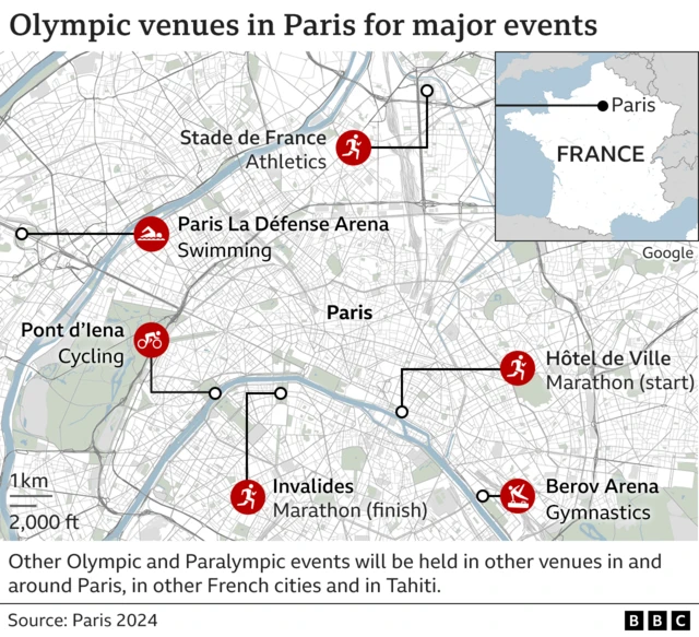 Maapu to n ṣafihan ere idaraya Olympics to maa waye ni Paris