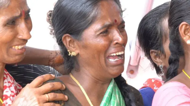 राजेश्वरीच्या नातेवाईकांचा आक्रोश