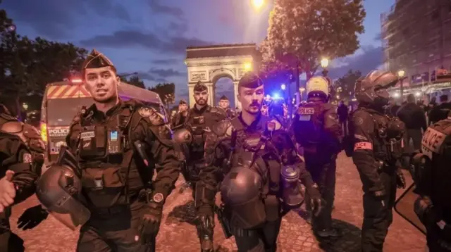 فرانس مظاہرے